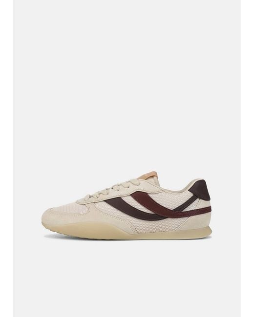 Vince White Echo Suede Trainer