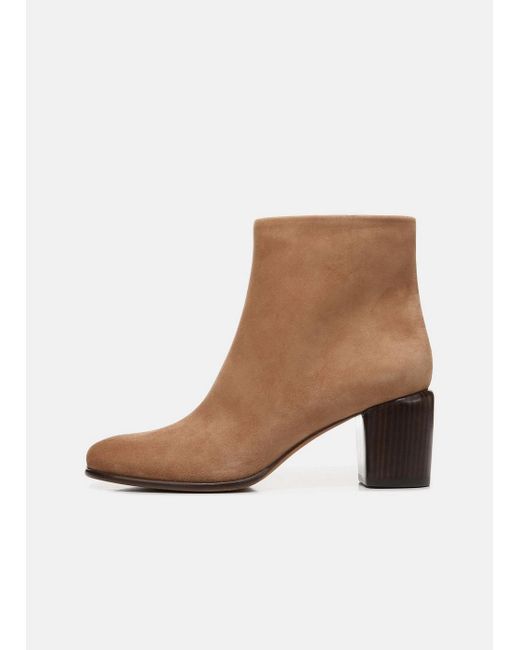 Vince Maggie Suede Boot in Brown | Lyst