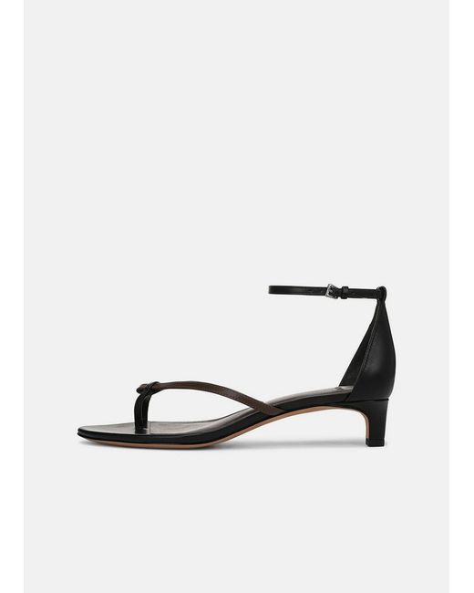 Vince White Siri Leather Heeled Sandal