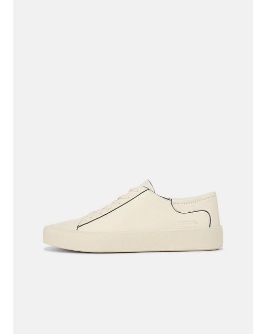 Vince Gabi Leather Sneaker, White, Size 8