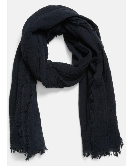 Vince Blue Cotton Gauze Wrap