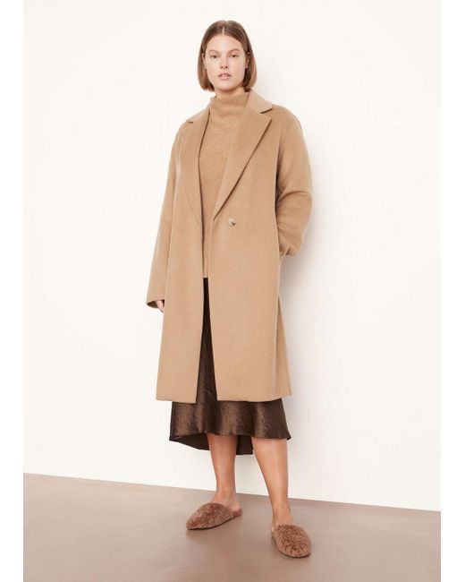 Vince Natural Classic Straight Coat