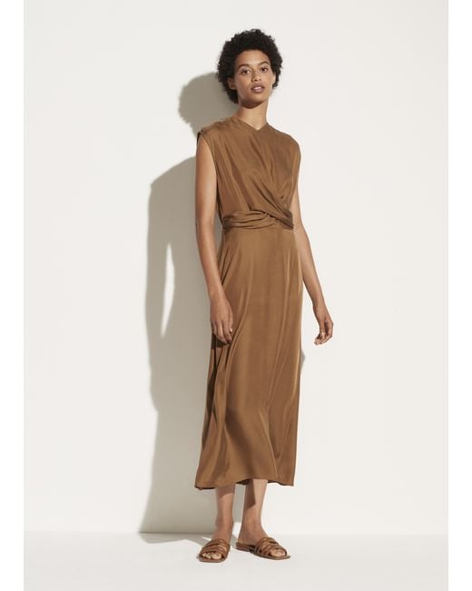 Vince wrap cheap front dress