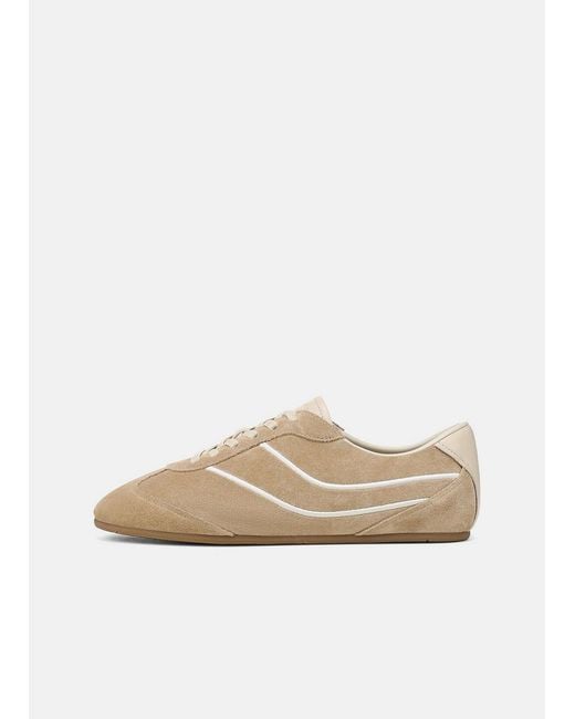 Vince White Sunset Suede Trainer