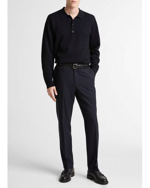Vince Black Wool Classic Pant for men