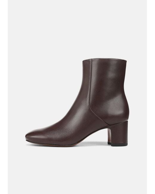 Vince Brown Kellan Leather Ankle Boot