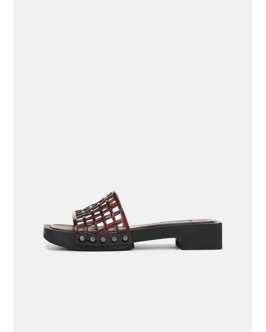 Vince White Barbara Jelly Slide Sandal