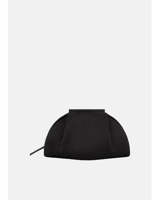 Vince Black Ava Leather Clutch