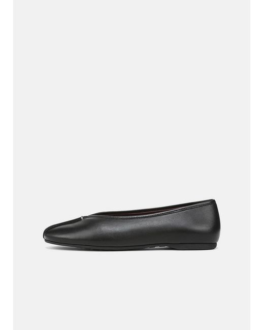 Vince White Ori Leather Flat