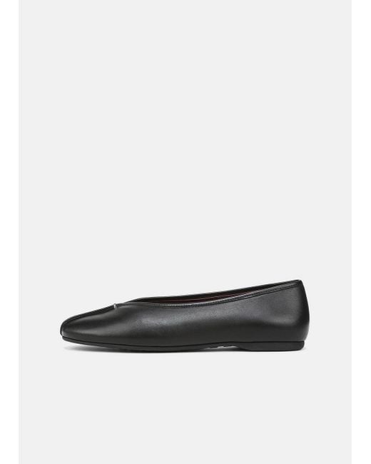 Vince White Ori Leather Flat