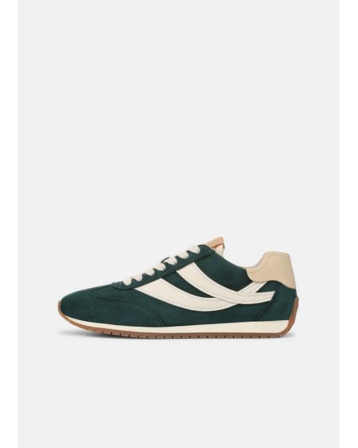 Vince Green Oasis Suede & Leather Runner Sneaker
