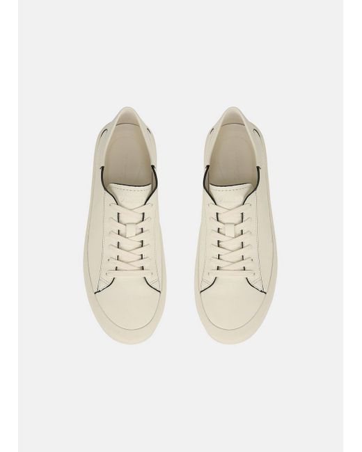 Vince Gabi Leather Sneaker, White, Size 8