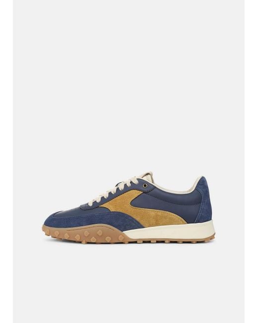 Vince Blue Palisades Leather & Suede Runner Sneaker for men