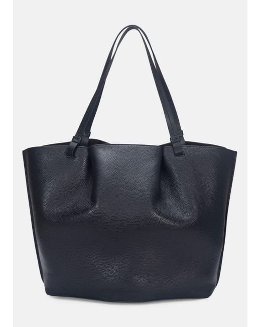 Vince Blue Ava Leather Tote