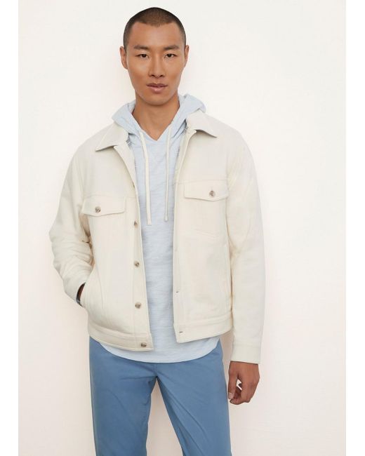 Vince Cotton Soft Trucker Jacket in 