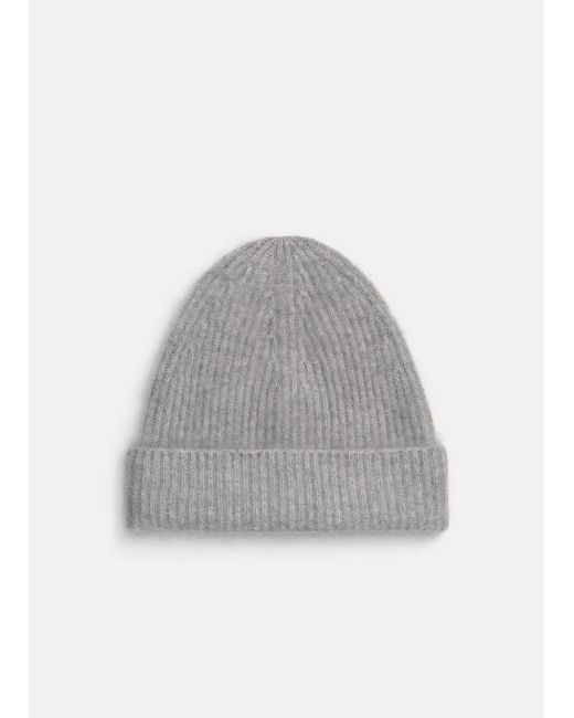 Vince Gray Brushed Cashmere Beanie