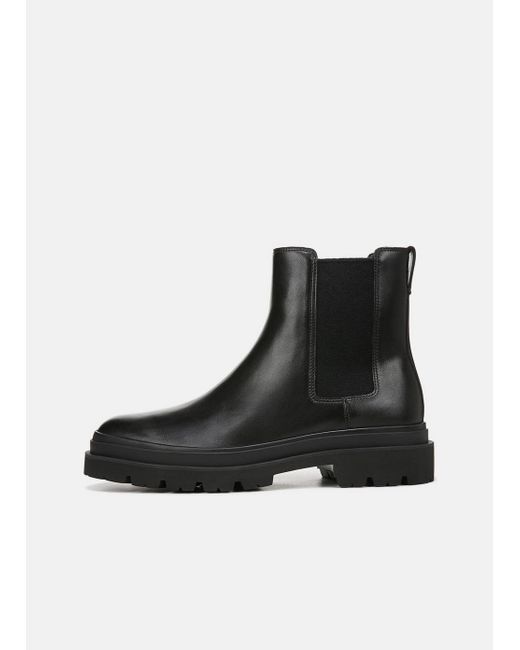 Vince Rivers Leather Boot in Black for Men | Lyst UK