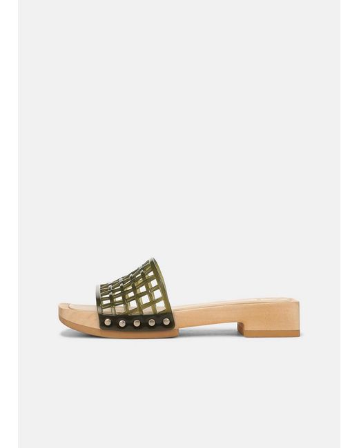 Vince White Barbara Jelly Slide Sandal