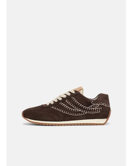 Vince Brown Oasis Boho Suede Runner Sneaker