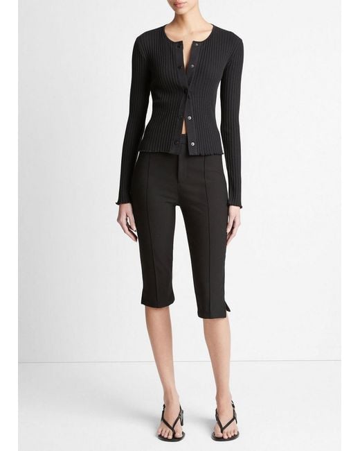 Vince Slim-fit Capri, Black, Size 10