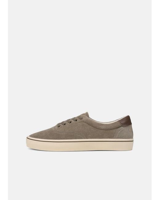 Vince White Seaside Suede Sneaker for men