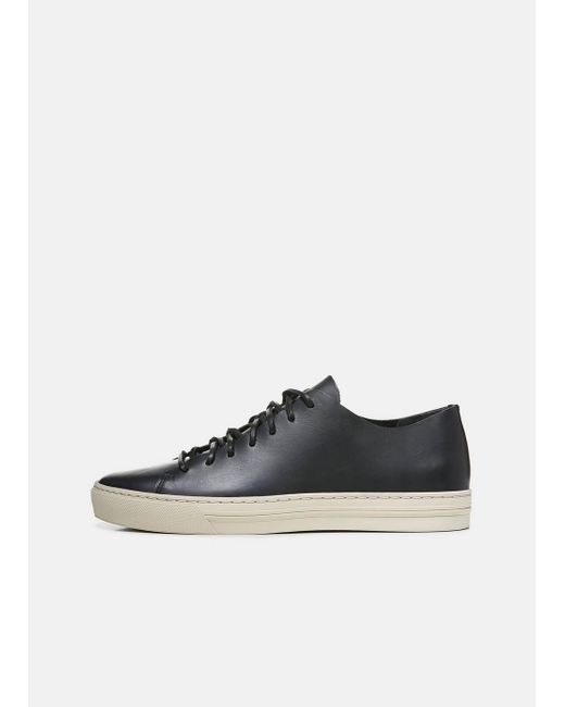 Vince Collins Leather Sneaker in Black | Lyst UK