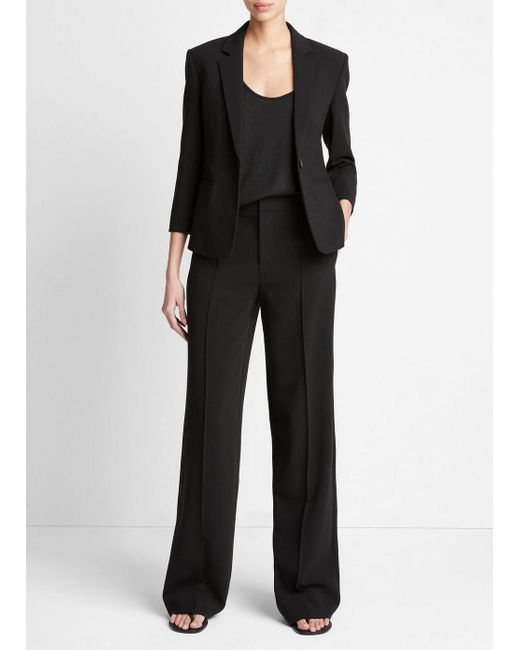 Vince Shrunken Blazer, Black, Size 10