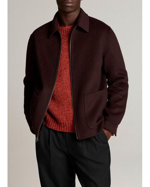 Vince Brown Splittable Wool-Blend Jacket for men