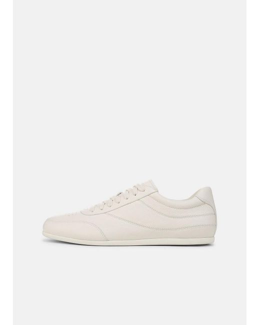 Vince White Jet Leather Trainer for men