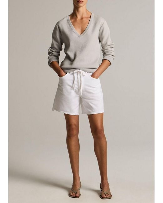 Vince Natural Citizens Of Humanity Brynn Drawstring Denim Short