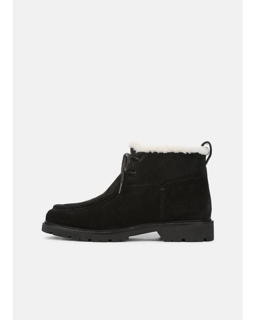 Vince Black Sierra Lug-Sole Boot