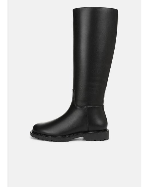 Vince Black Sibelle Leather Riding Boot