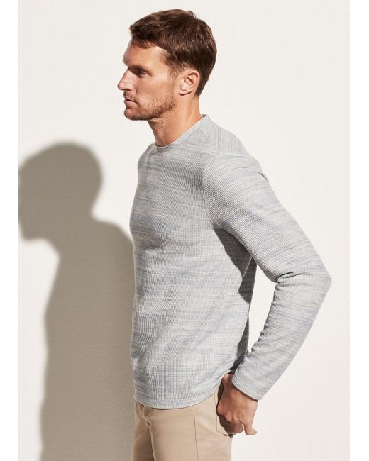 vince thermal long sleeve crew