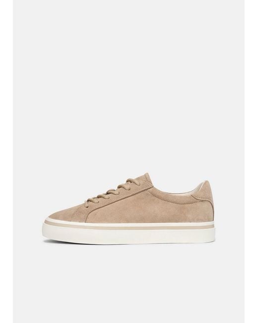 Vince White Monterey Suede Sneaker