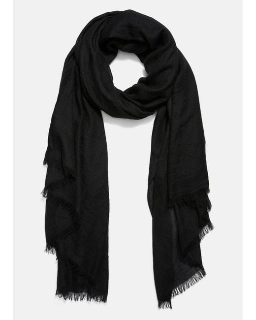 Vince Lightweight Cashmere Scarf, Black