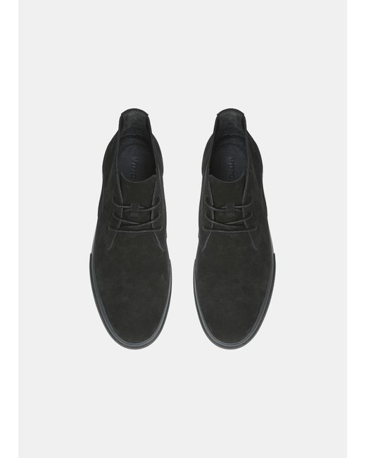 vince black sneakers