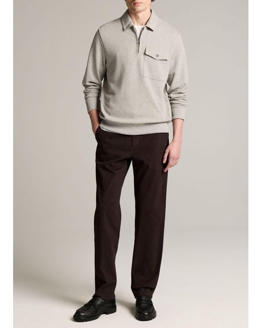 Vince Natural Owen Athletic Stretch-Cotton Pant for men
