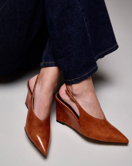 Vince Camuto Women's Blue Meristi Wedge Pump