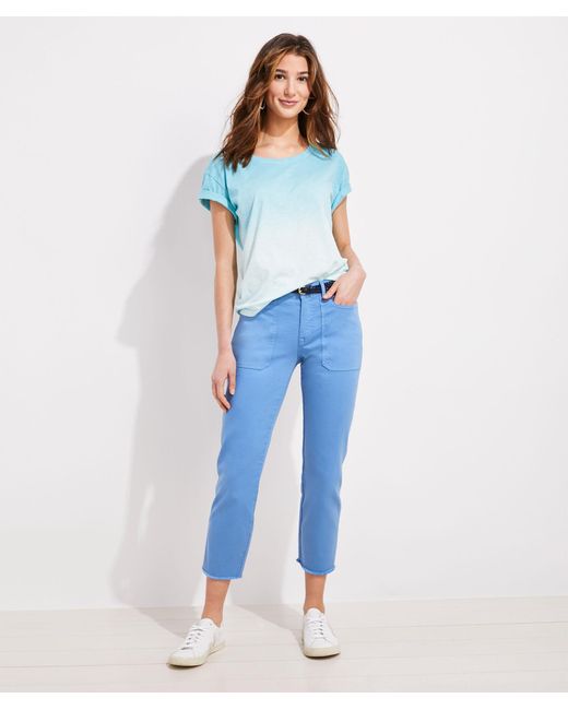 Vineyard Vines Denim Straight Crop 