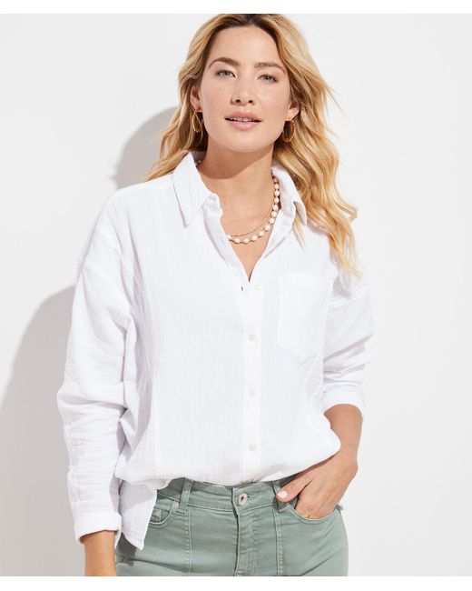 Vineyard Vines Denim Seastitch Double 
