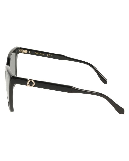 Ferragamo Black Sf2085Se 001 Sunglasses Acetate Squared Normal