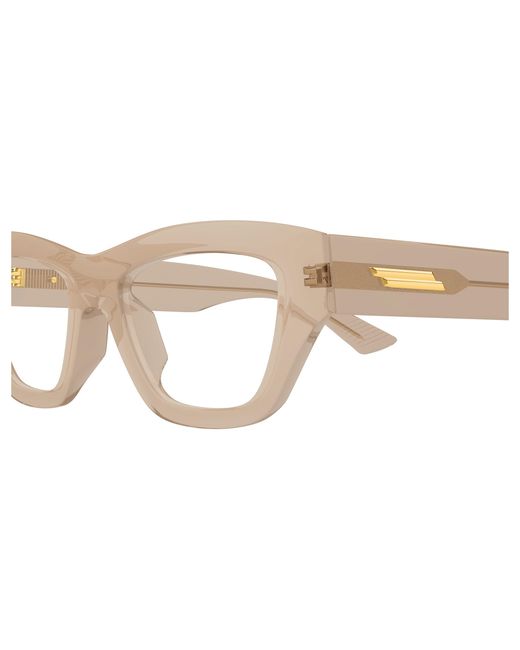 Bottega Veneta Black Bv1360O 008 Optical Frames Acetate Transparent Squared