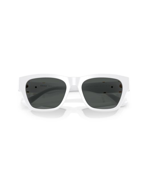 Versace Black Ve4457 314/87 Sunglasses Acetate Squared Normal for men