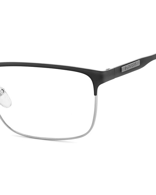 Polaroid Black Pld D495/G Ti7 Optical Frames Metal Squared for men