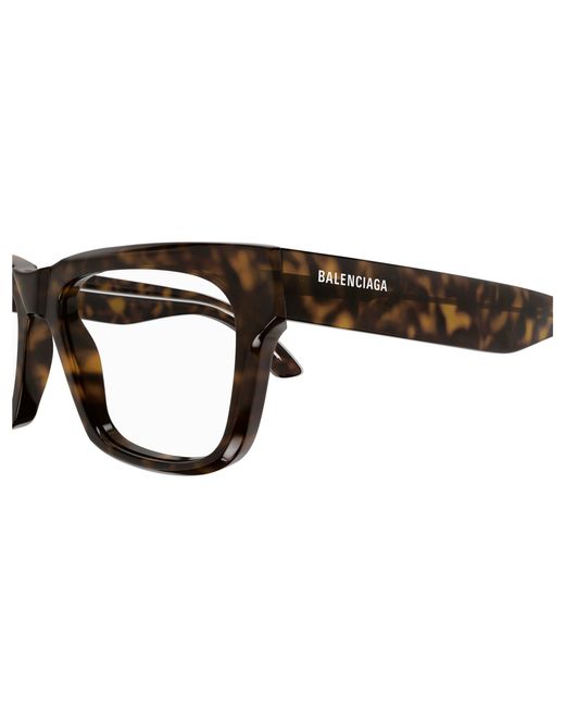 Balenciaga Black Bb0343O 002 Optical Frames Acetate Transparent Squared