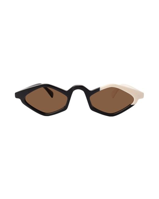 Xlab Multicolor Ross Sunglasses Acetate Light Geometric Normal Nuanced