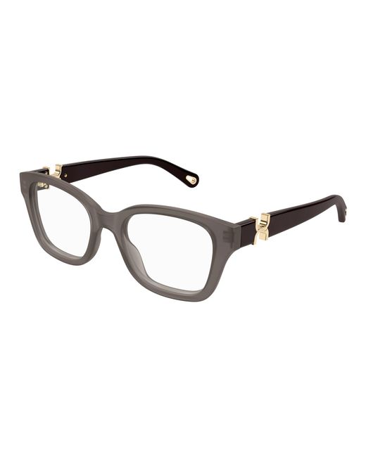 Chloé Black Ch0305O 007 Optical Frames Acetate Transparent Squared