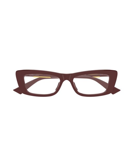 Bottega Veneta Black Bv1449O 004 Optical Frames Acetate Transparent Squared
