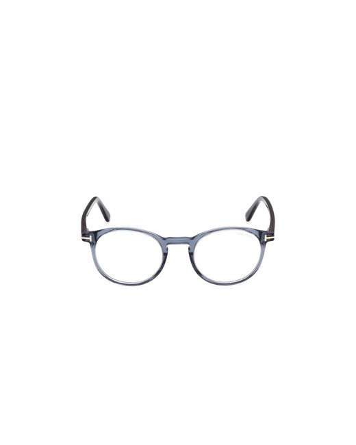 Tom Ford Black Ft5294 92 Optical Frames Acetate Round Normal for men