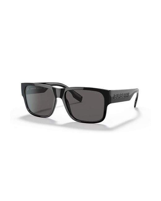 Burberry Black Be4358 Knight 300187 Sunglasses Injected Squared Normal for men